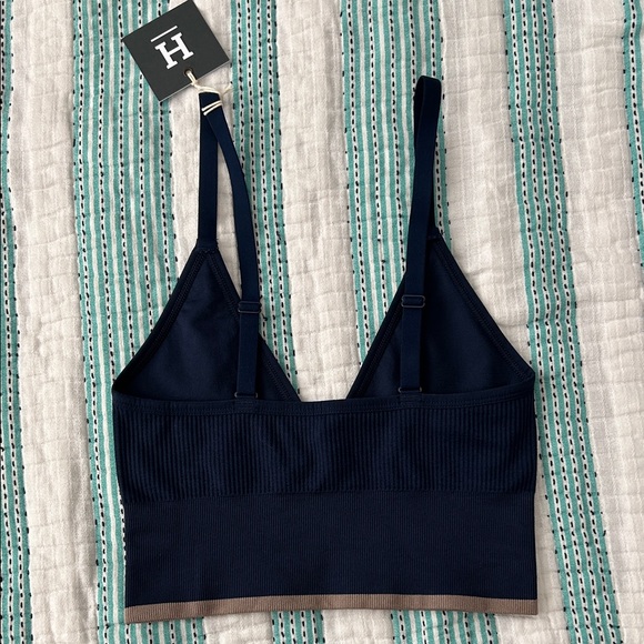 Harper Wilde Navy Ribbed Bralette - Picture 5 of 7